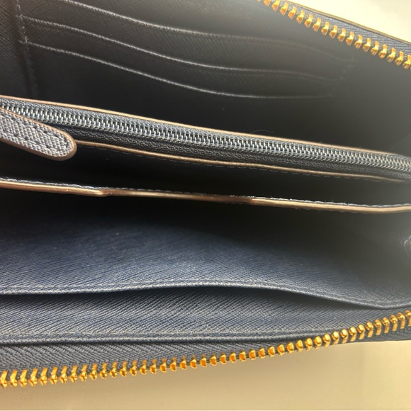 Michael Kors Navy Wristlet Wallet - Picture 5 of 10